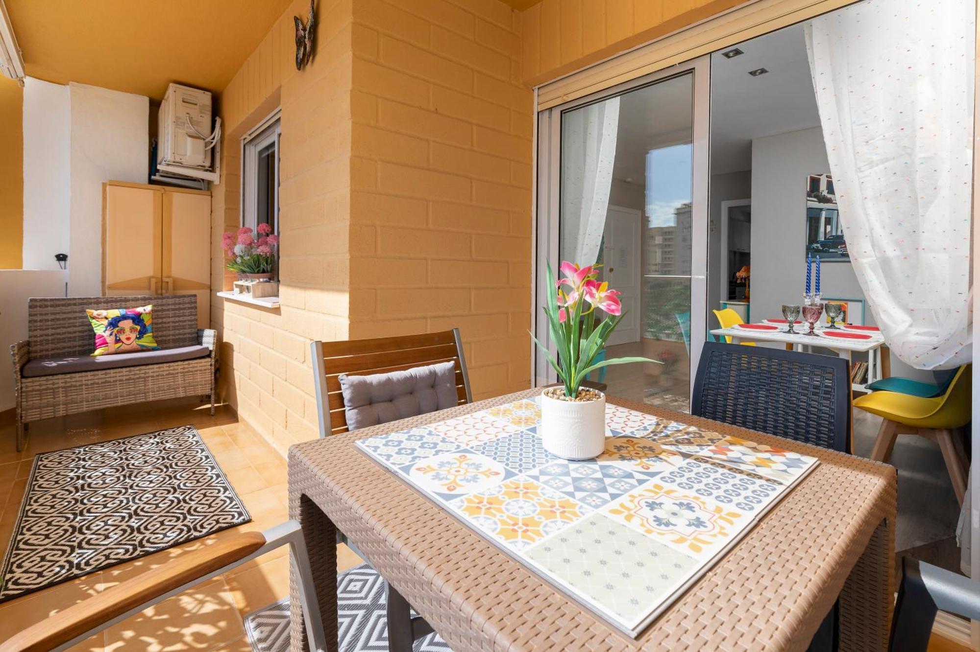 Retro Apartamento Divino Con Piscina Y Playa Familias Parejas Playa de Gandía Exterior foto